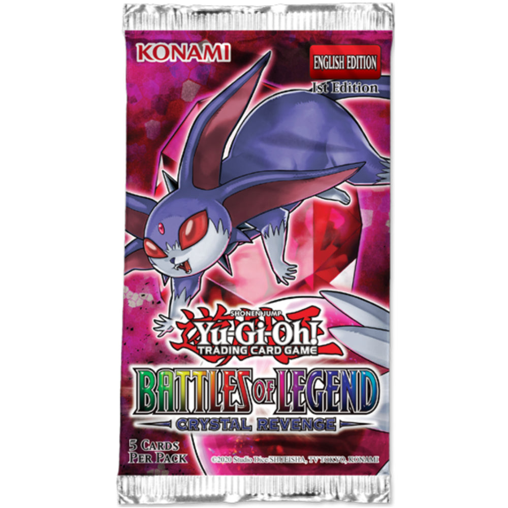 Yu-Gi-Oh Crystal Revenge Booster - Englisch & 1st Edition