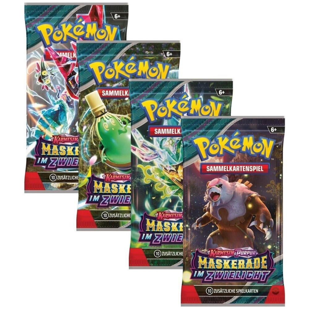 Pokemon Maskerade im Zwielicht Booster Deutsch