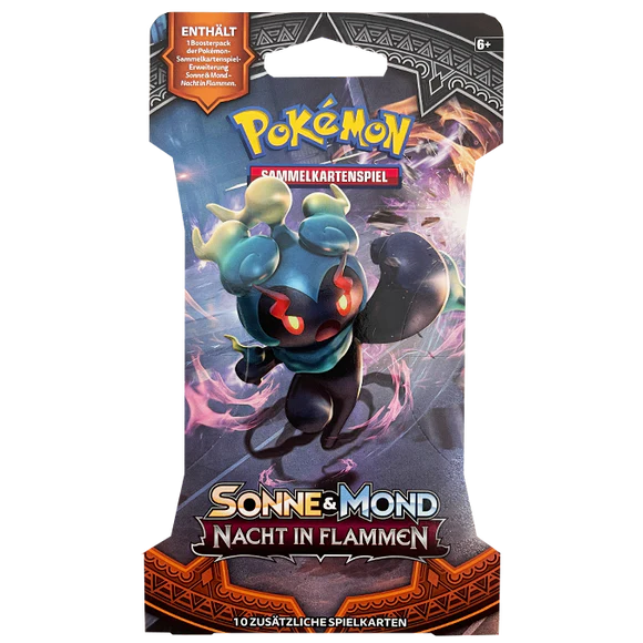 Pokemon Nacht in Flammen Sleeved Booster Pack DE
