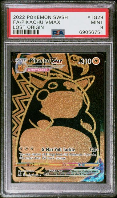 Lost Origin Pikachu VMAX #TG29 PSA 9 EN
