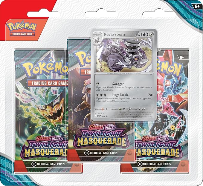 Pokemon Twilight Masquerade 3-Pack-Blister EN