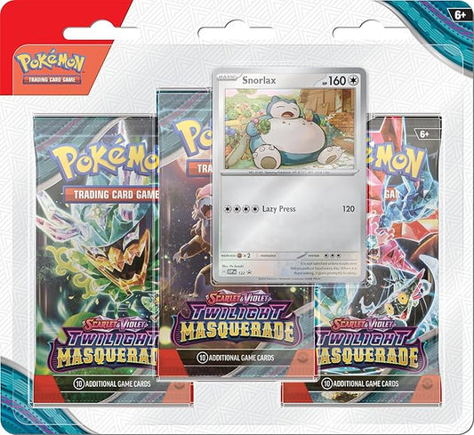 Pokemon Twilight Masquerade 3-Pack-Blister EN