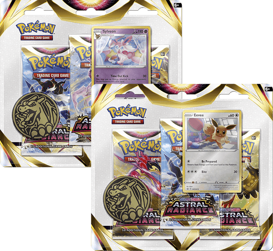 Pokemon Astral Radiance 3-Pack-Blister Englisch