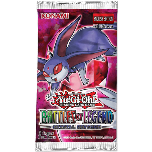 Yu-Gi-Oh Crystal Revenge Booster - Englisch & 1st Edition