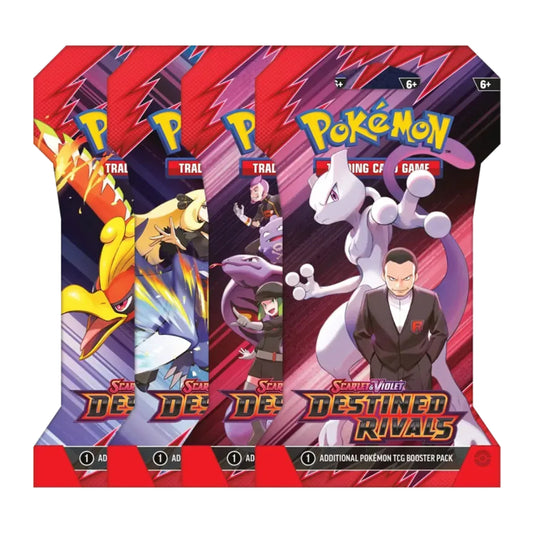 Pokémon Destined Rivals Sleeved Booster Englisch