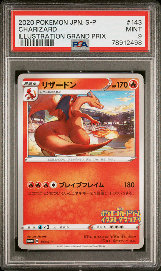 Glurak Illustration Grand Prix PSA 9