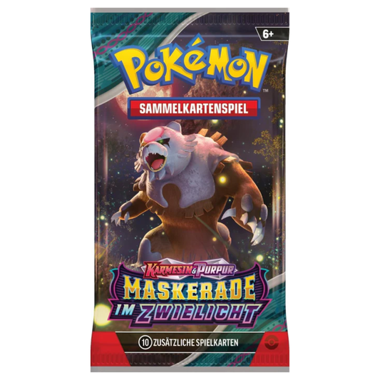 Pokemon Maskerade im Zwielicht Booster Deutsch