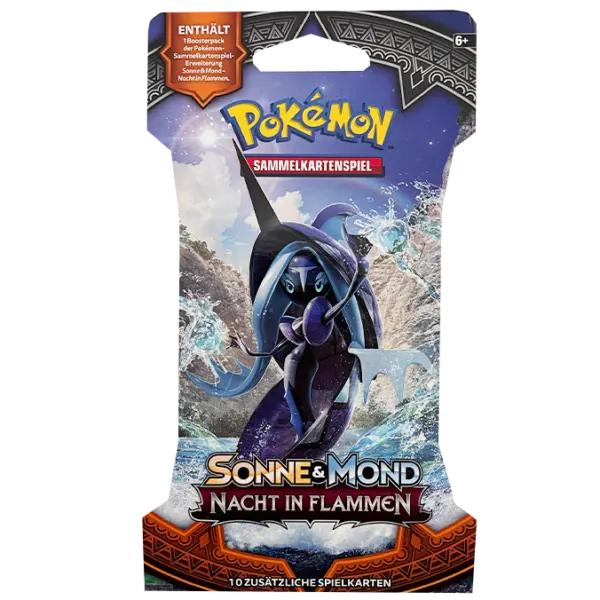 Pokemon Nacht in Flammen Sleeved Booster Pack DE