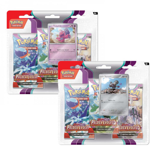 Pokemon Paldea Evolved 3-Pack-Blister EN