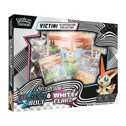 Pokémon Black Bolt & White Flare Unova Victini Illustration Collection Englisch - Vorbestellung zum 01.08.2025!