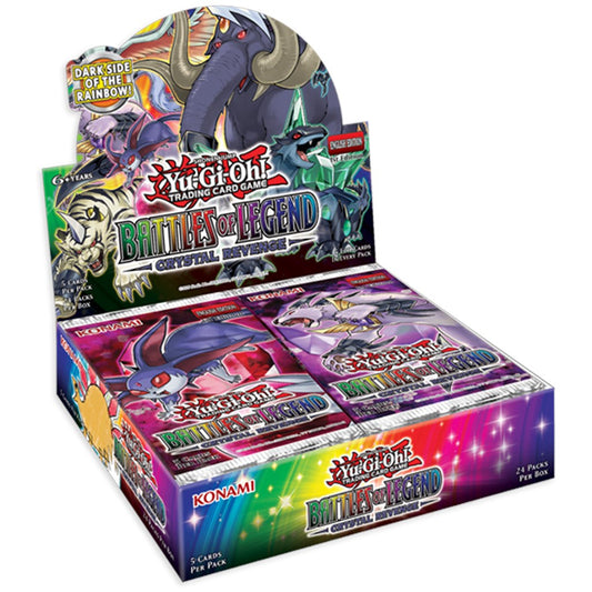 Yu-Gi-Oh Crystal Revenge Display - Englisch & 1st Edition
